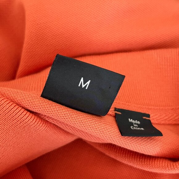 HUGO BOSS Polo Mens M Slim Fit Orange 100% Cotton Excellent - Picture 8 of 12